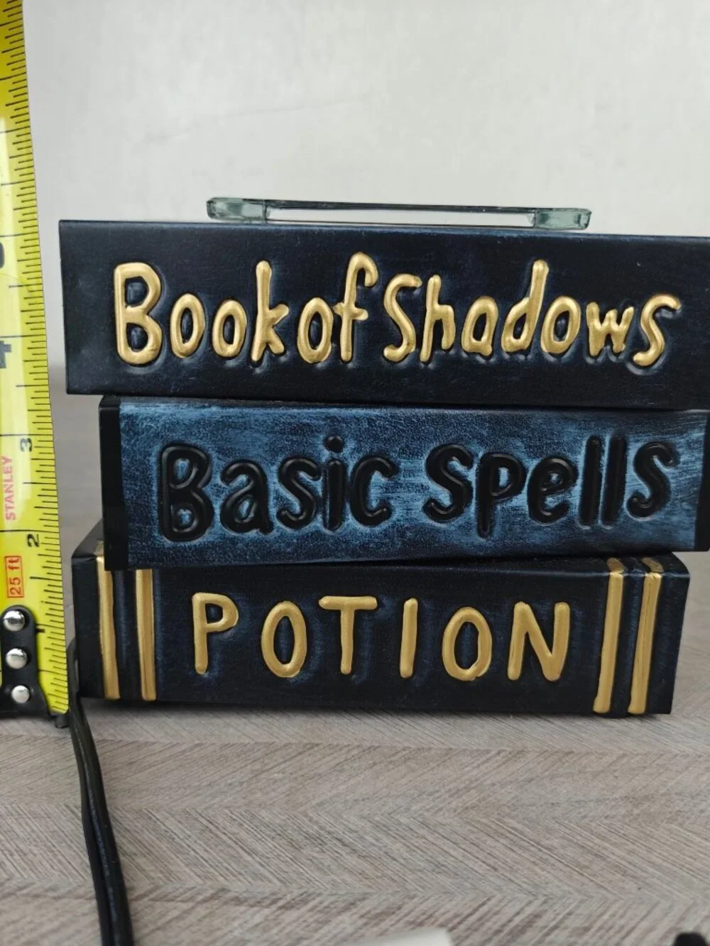 Scentsy Ceramic Under My Spell Wax Warmer Halloween Decor Book Of Shadows